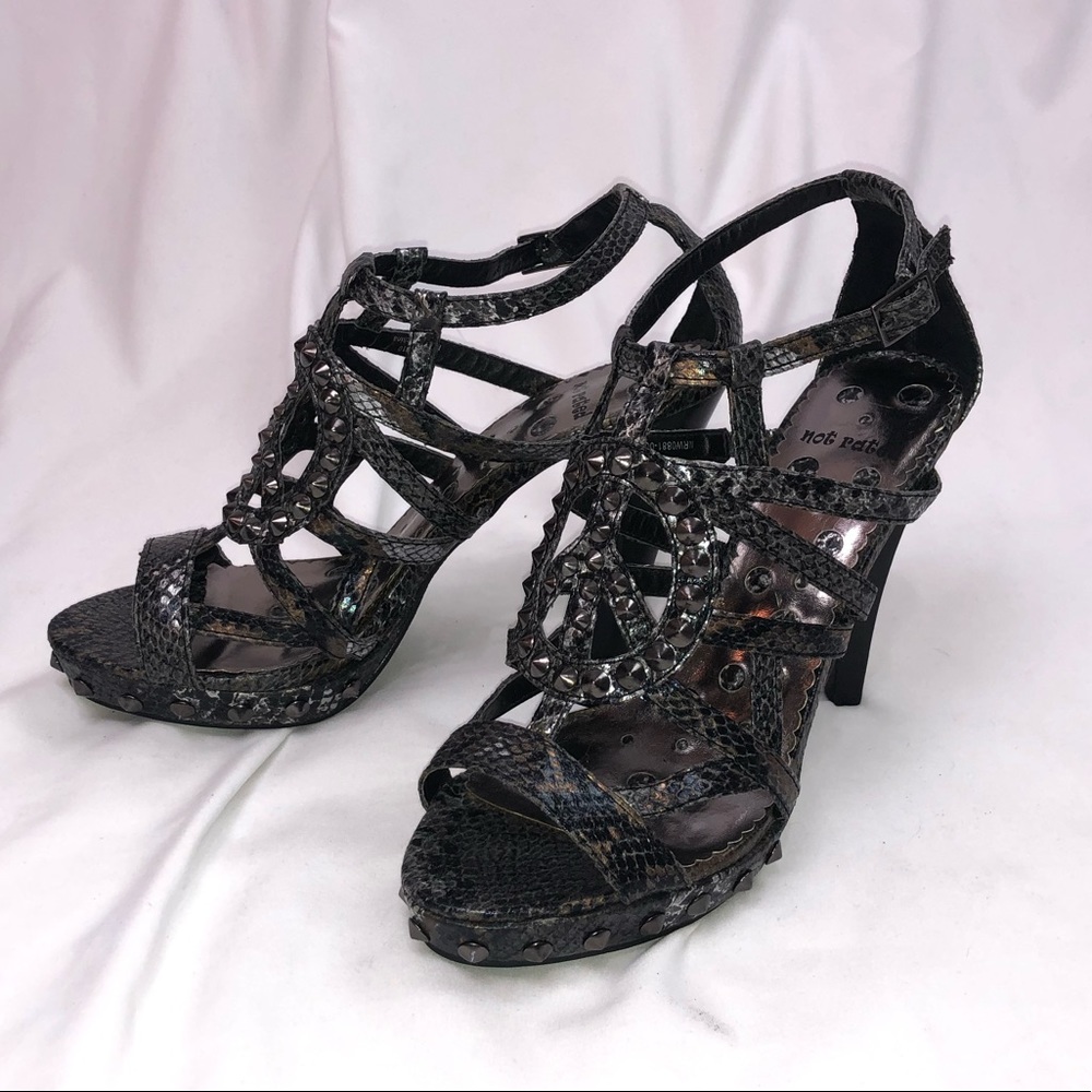 Gorgeous High Heel Snakeskin Heels from Buckle